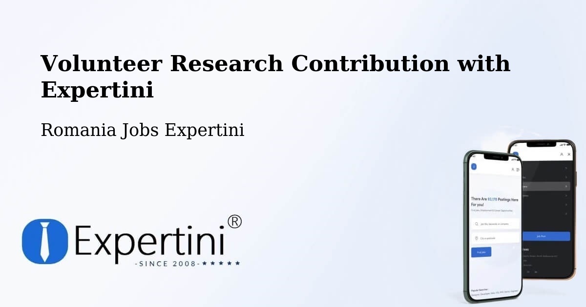 Volunteer Research Contribution Program – Comuna Lapoş - Romania Jobs Expertini